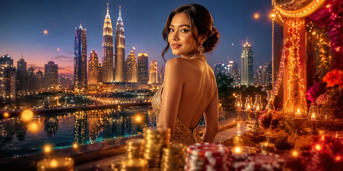 Kuala Lumpur-style Malay casino entertainment showcasing the 1cinta platform experience